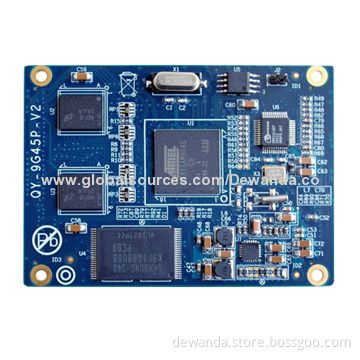 PCB assemblies with blue solder mask and 3mil line space/width